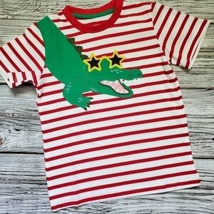 4th of July Alligator Applique T-Shirt Boutique